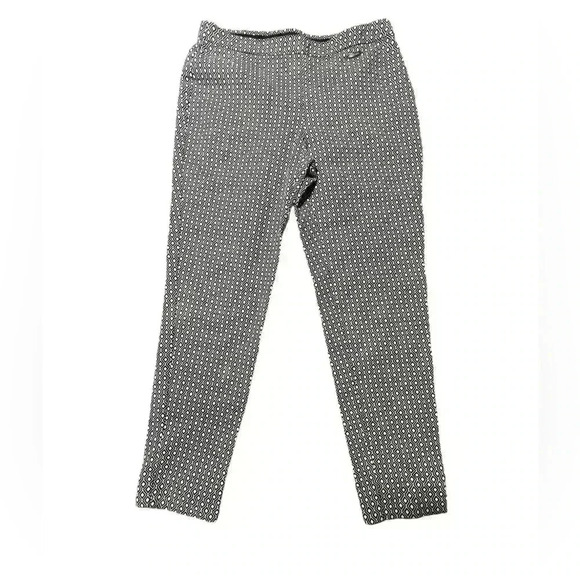 Vince Lightweight, Black Pattern Pants with Stretch, Cotton Blend, Size S - Picture 1 of 3